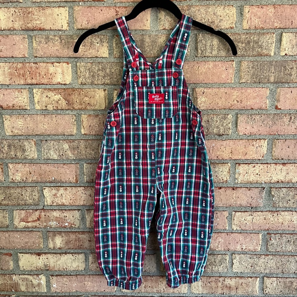 Vintage Osh Gosh Baby B’gosh Snowman overalls